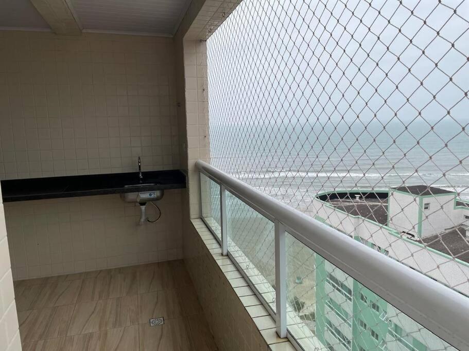 Apto Pe Na Areia Vista Mar Praia Grande  Exterior foto