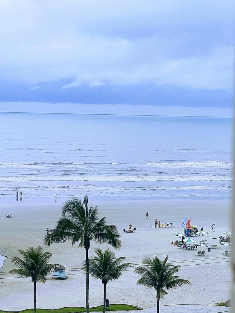 Apto Pe Na Areia Vista Mar Praia Grande  Exterior foto