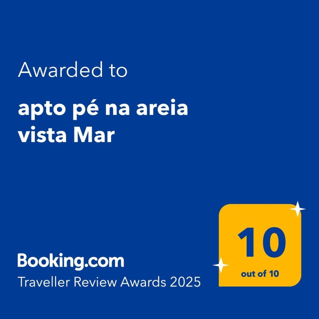 Apto Pe Na Areia Vista Mar Praia Grande  Exterior foto